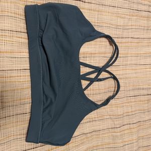 Lululemon sports bra in turquoise